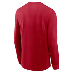 Nike Tampa Bay Buccaneers Sideline Infograph Lock Up Performance Long Sleeve T-Shirt Red