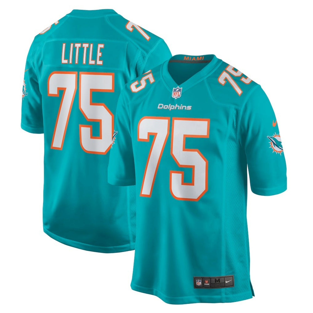 Nike Greg Little Miami Dolphins Game Jersey Aqua