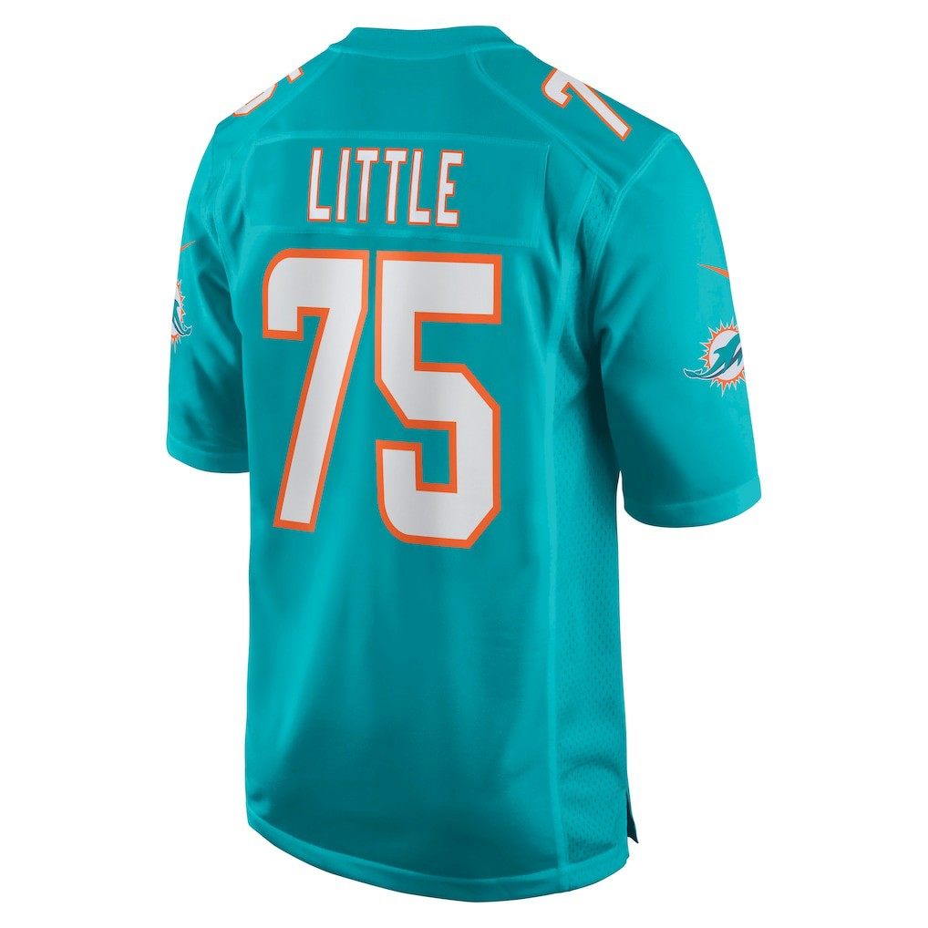 Nike Greg Little Miami Dolphins Game Jersey Aqua