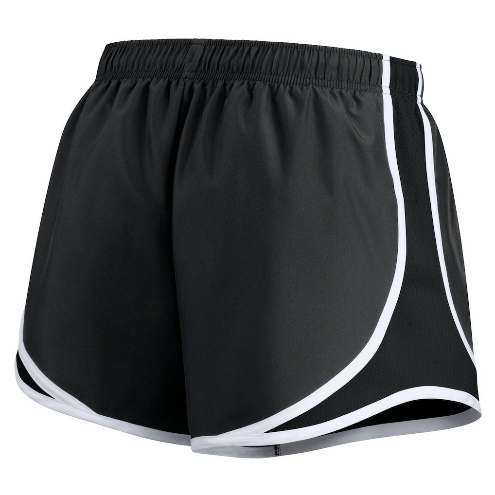 Nike San Francisco 49ers Women's Plus Size Logo Performance Tempo Shorts Charcoal