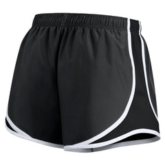 Nike San Francisco 49ers Women's Plus Size Logo Performance Tempo Shorts Charcoal