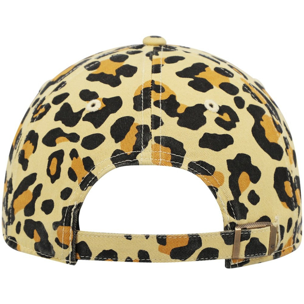 Chicago Cubs '47 Women's Bagheera Cheetah Clean up Adjustable Hat - Tan - 47 brand Lifestyle
