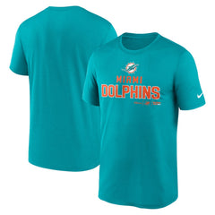 Nike Miami Dolphins Legend Community Performance T-Shirt Aqua