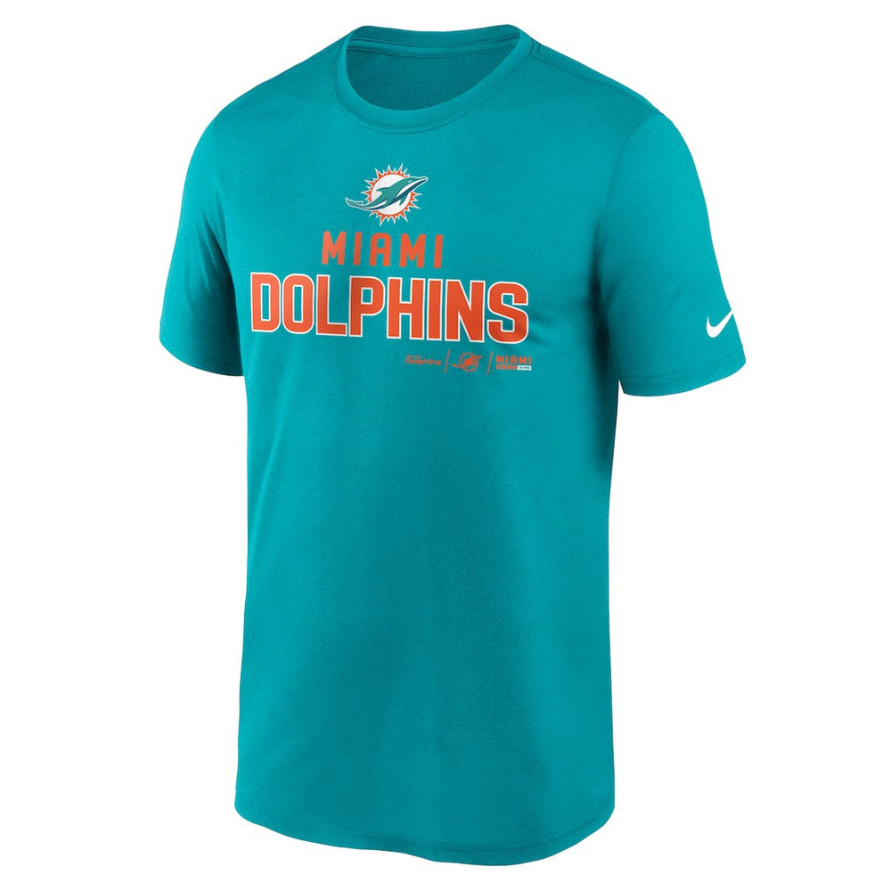 Nike Miami Dolphins Legend Community Performance T-Shirt Aqua