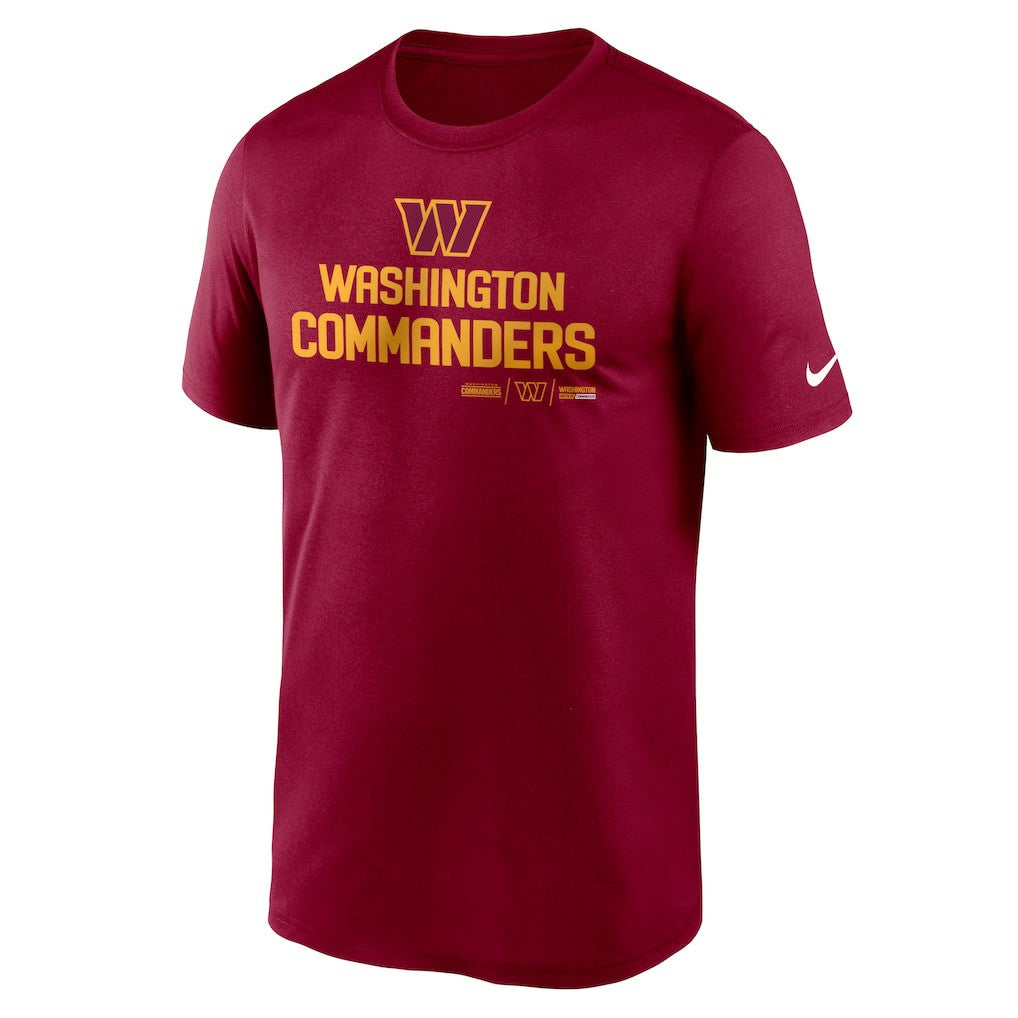 Nike Washington Commanders Legend Community Performance T-Shirt Burgundy