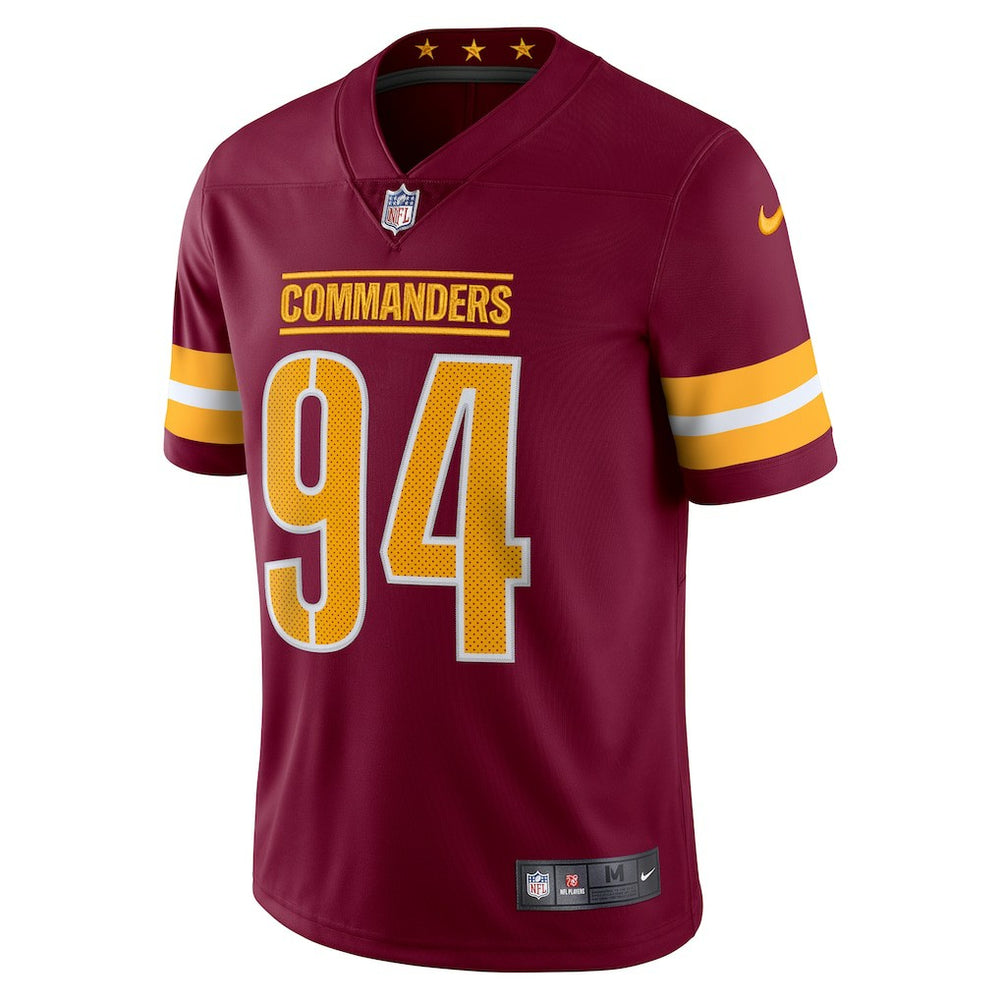 Nike Da'Ron Payne Washington Commanders Vapor Limited Jersey Burgundy