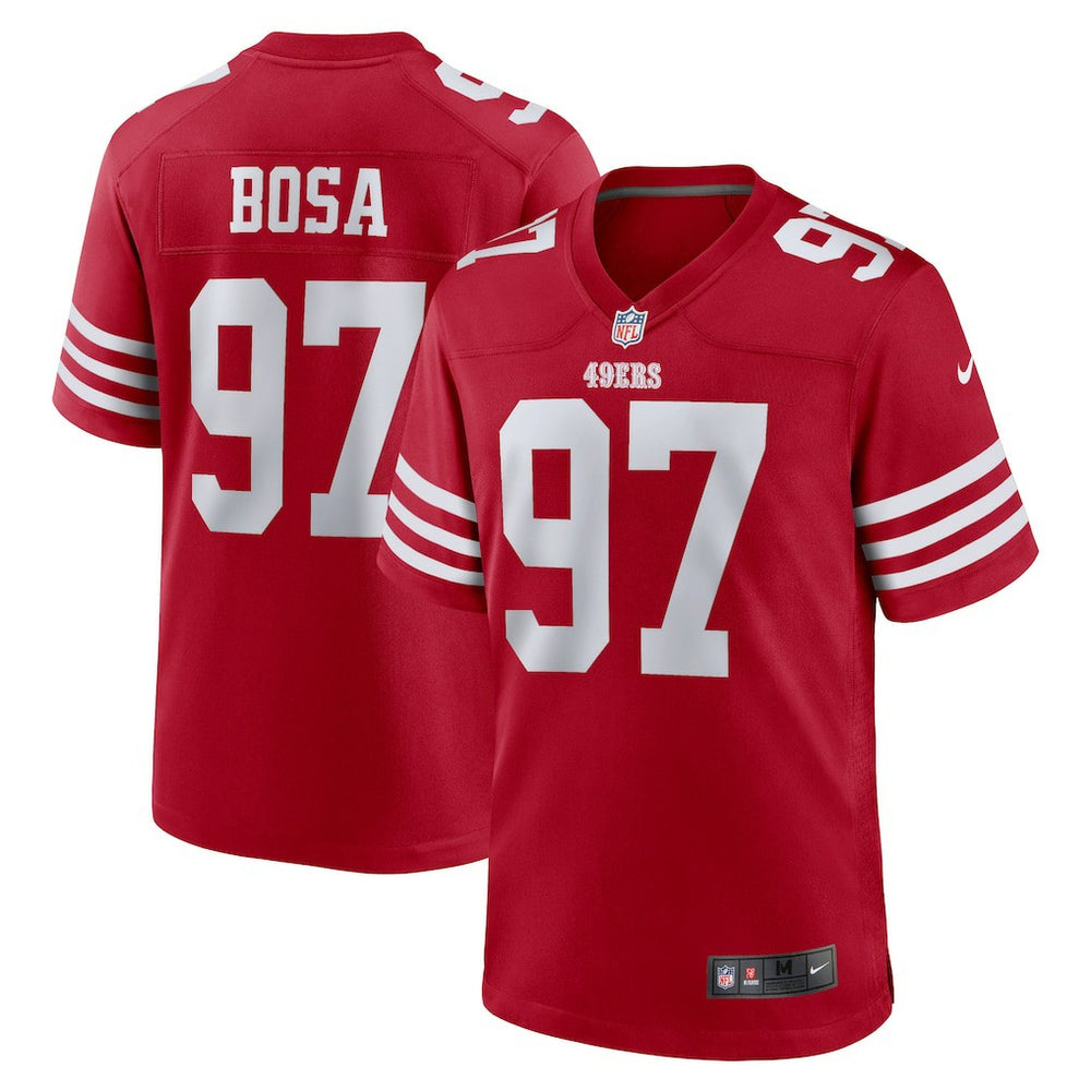 Nike Nick Bosa San Francisco 49ers Team Game Jersey Scarlet