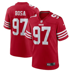 Nike Nick Bosa San Francisco 49ers Team Game Jersey Scarlet