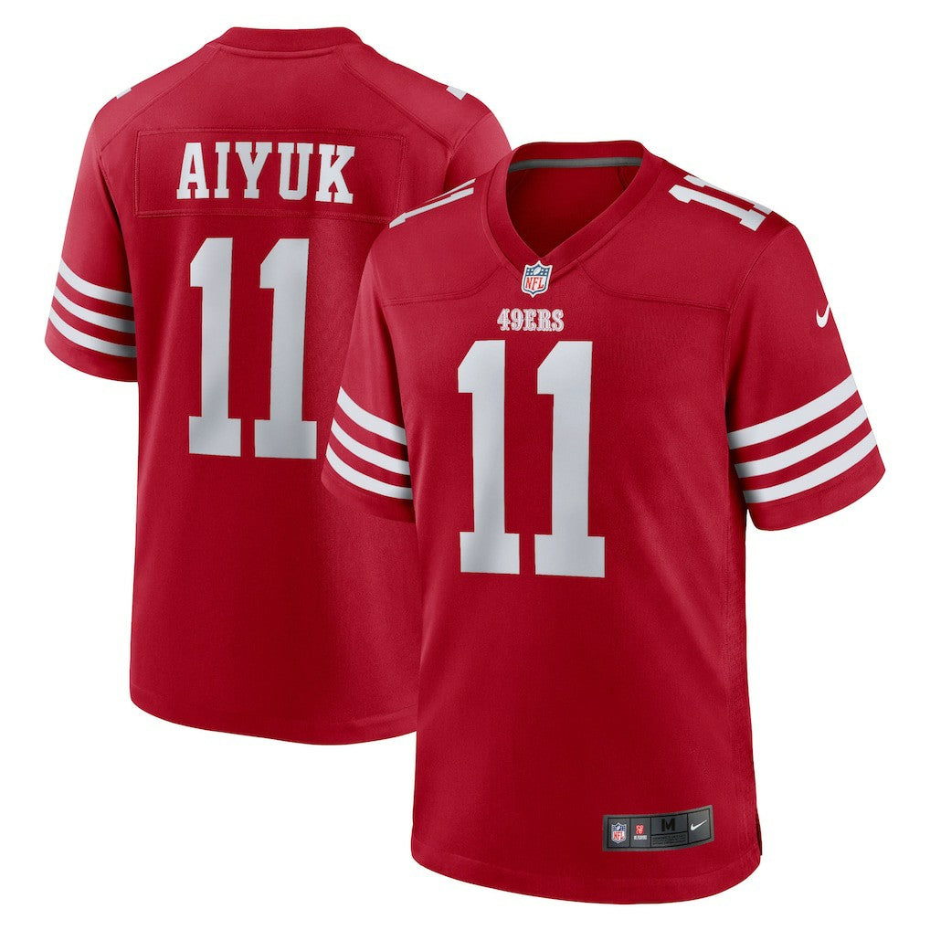 Nike Brandon Aiyuk San Francisco 49ers Game Player Jersey Scarlet