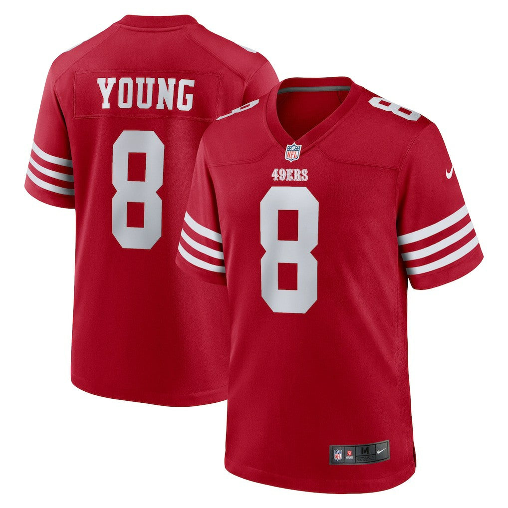 Nike Steve Young San Francisco 49ers Retired Game Player Jersey Scarlet