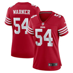 Nike Fred Warner San Francisco 49ers Women's Game Player Jersey Scarlet