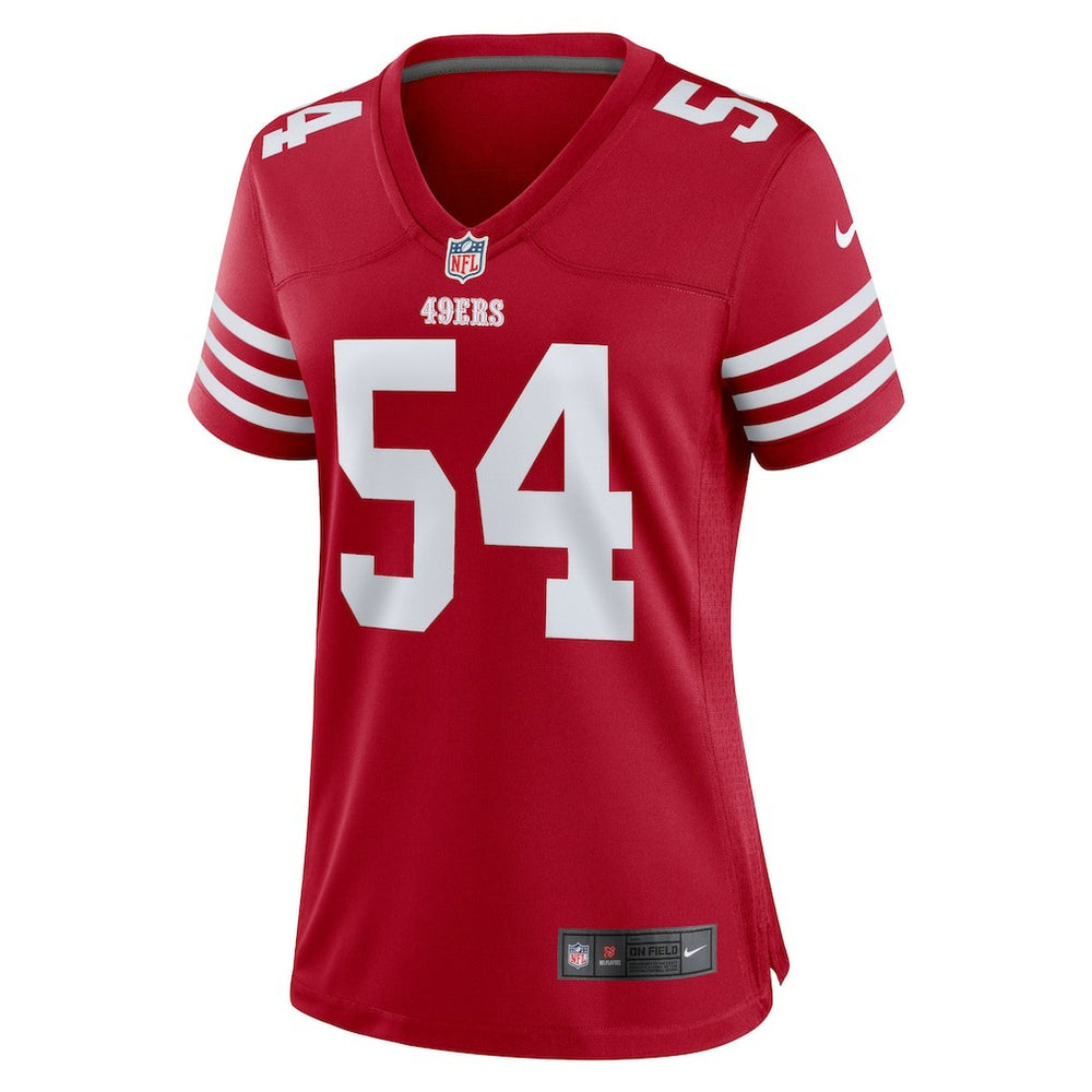 Nike Fred Warner San Francisco 49ers Women's Game Player Jersey Scarlet
