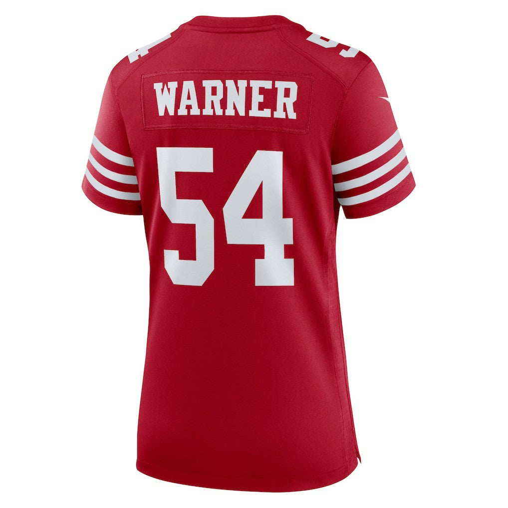 Nike Fred Warner San Francisco 49ers Women's Game Player Jersey Scarlet
