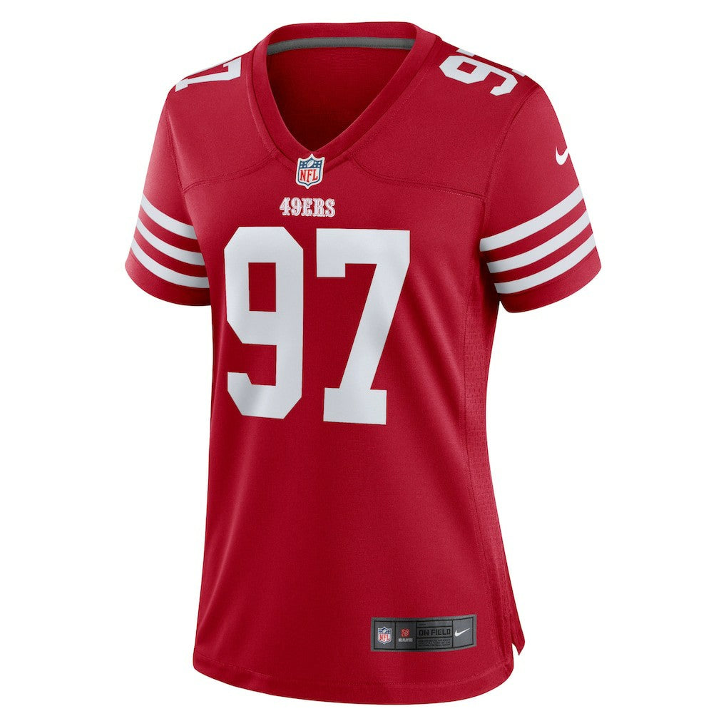 Nike Nick Bosa San Francisco 49ers Women's Team Game Player Jersey Scarlet