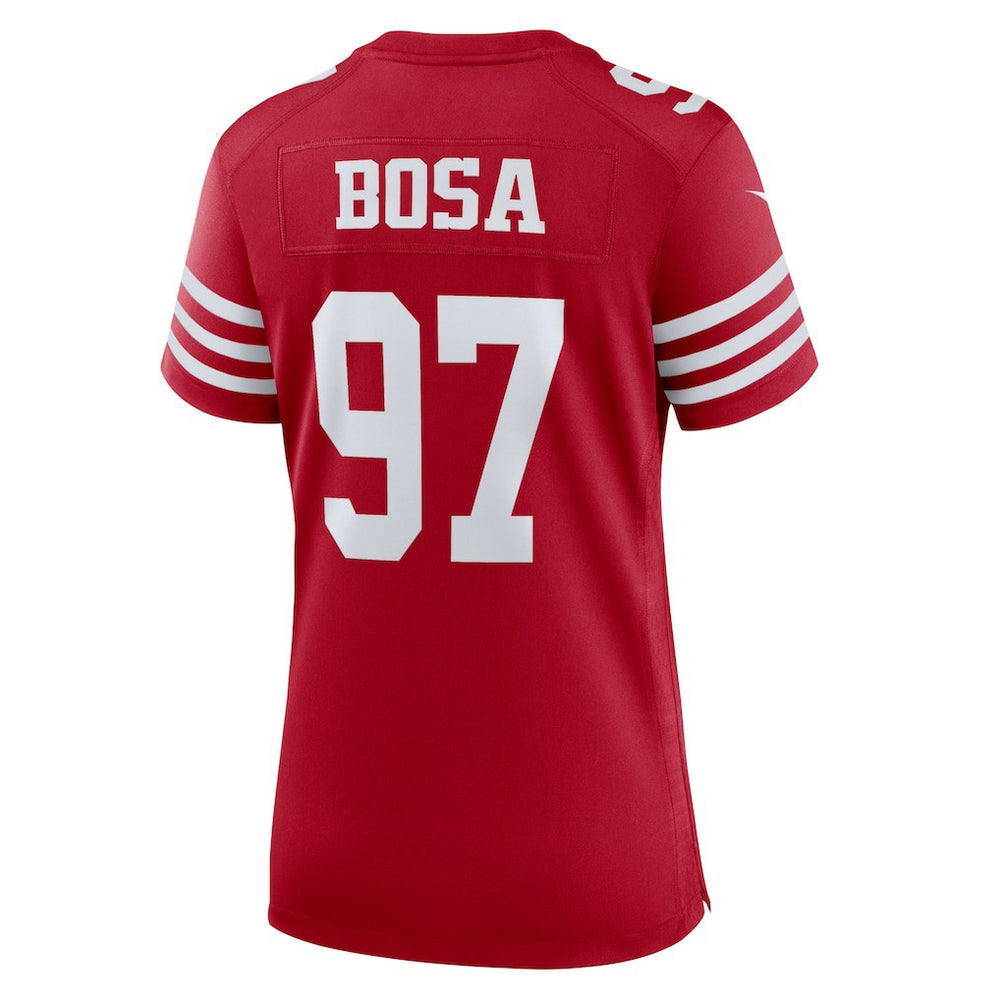 Nike Nick Bosa San Francisco 49ers Women's Team Game Player Jersey Scarlet