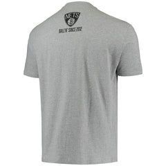 Brooklyn Nets BALL'N Since 2012 T-Shirt Heathered Gray