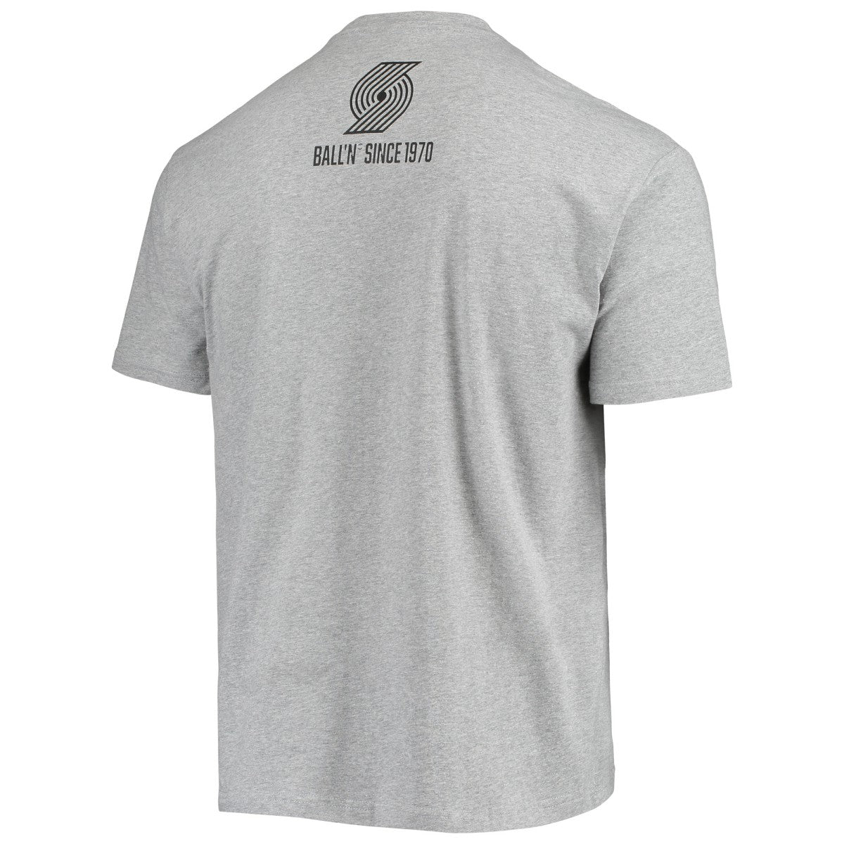 Portland Trail Blazers BALL'N Since 1970 T-Shirt Heathered Gray