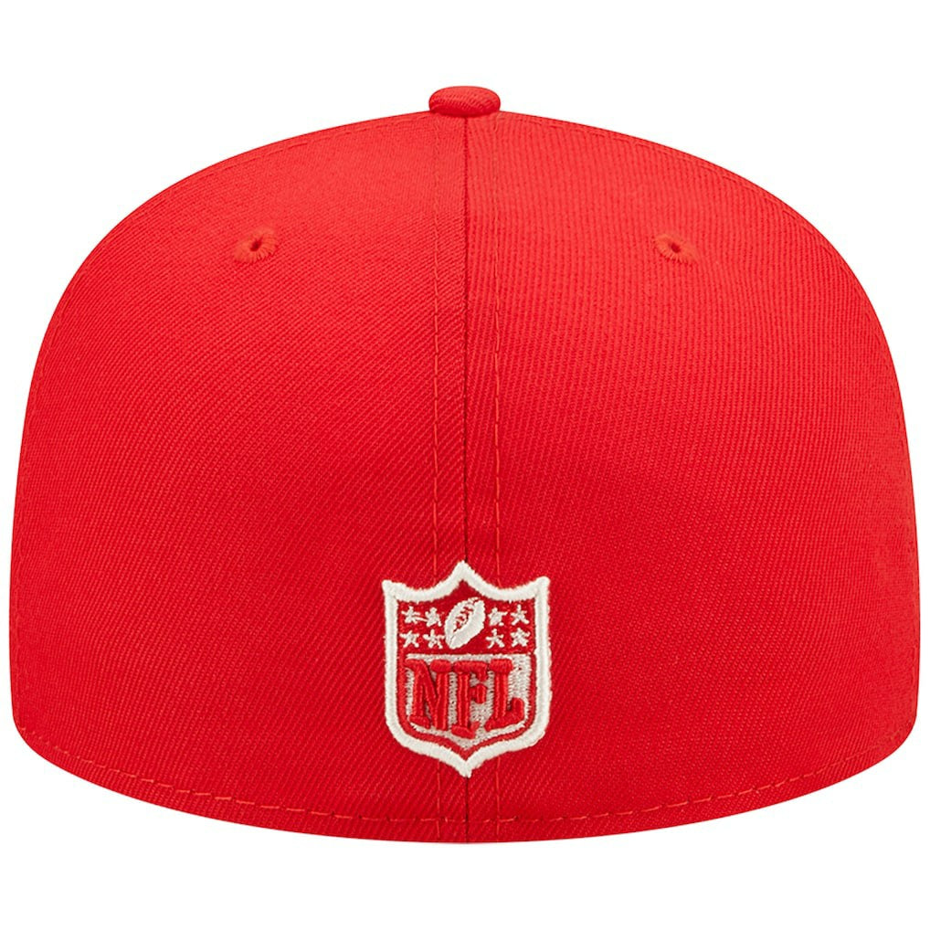 Kansas City Chiefs New Era Super Bowl IV Pop Sweat 59FIFTY Fitted Hat Red