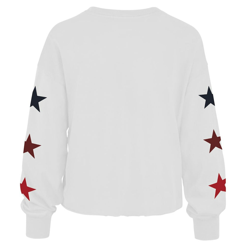 Brooklyn Nets '47 Women's 2021/22 City Edition Call Up Parkway Long Sleeve T-Shirt White | 47 brand outlet
