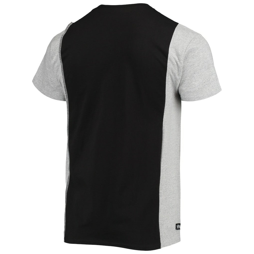 San Francisco 49ers Refried Apparel Sustainable Split T-Shirt Black/Heathered Gray