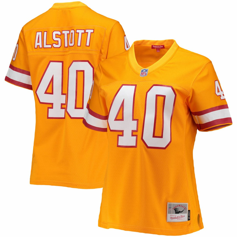 Mitchell & Ness Mike Alstott Tampa Bay Buccaneers Women's Legacy Replica Player Jersey Orange