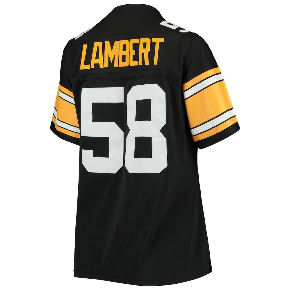 Mitchell & Ness Jack Lambert Pittsburgh Steelers Women's Legacy Replica Player Jersey Black