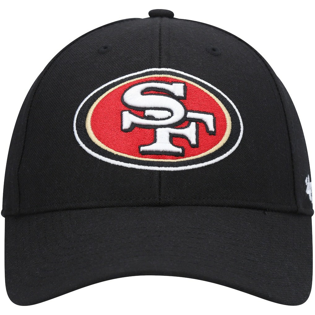 47 brand San Francisco 49ers '47 Logo MVP Adjustable Hat Black