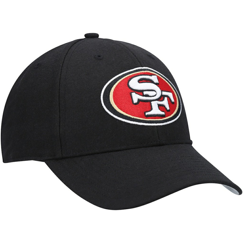 47 brand San Francisco 49ers '47 Logo MVP Adjustable Hat Black