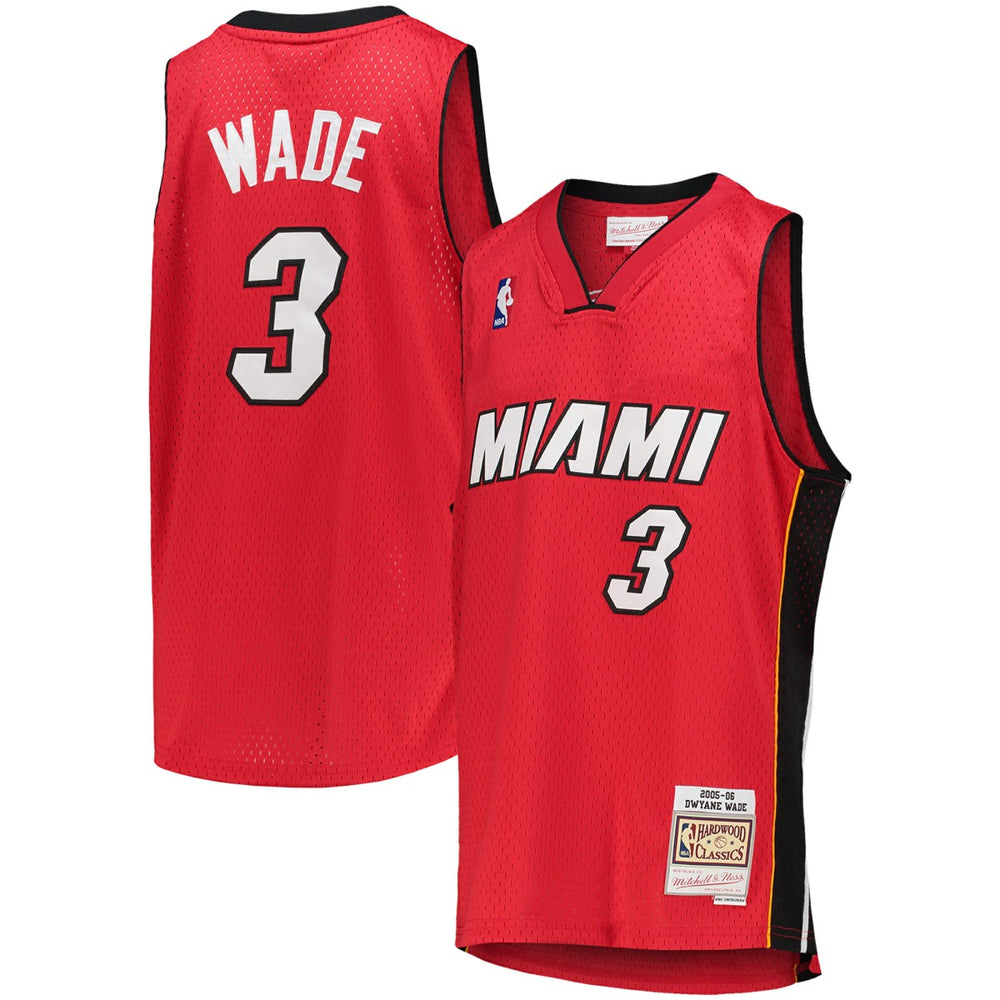 Dwyane Wade Miami Heat Youth 2005/06 Hardwood Classics Swingman Jersey Red | Mitchell & Ness outlet