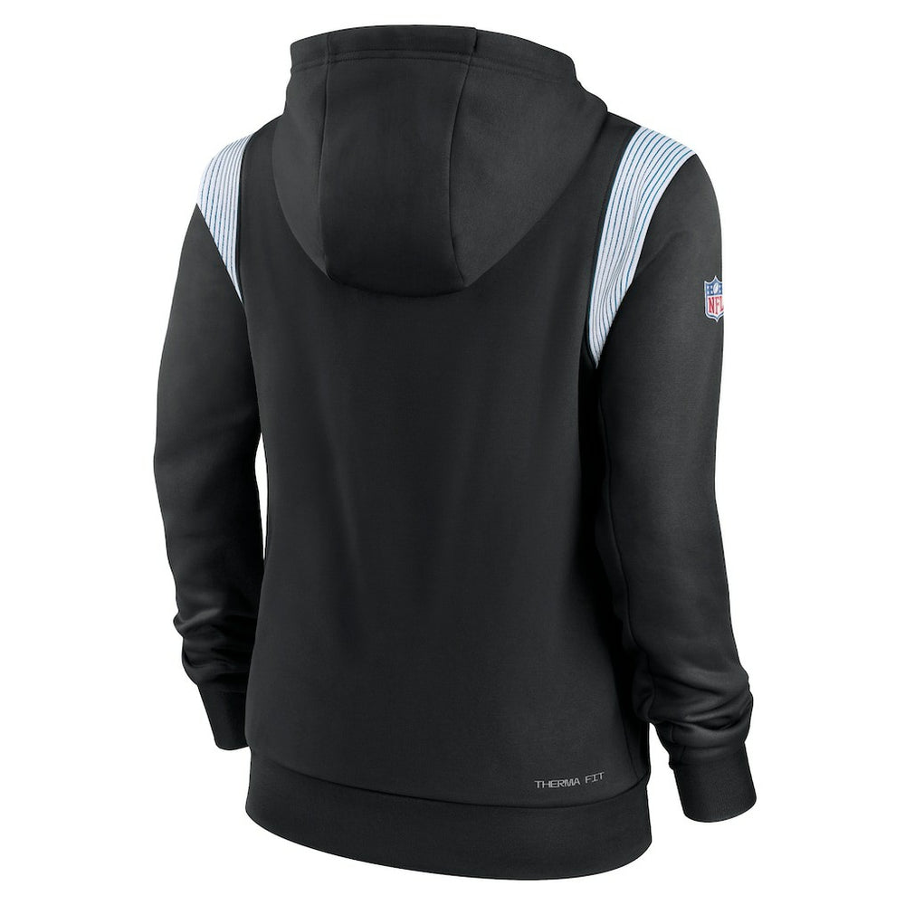 Nike Carolina Panthers Women's Sideline Stack Performance Pullover Hoodie Black