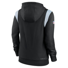 Nike Carolina Panthers Women's Sideline Stack Performance Pullover Hoodie Black