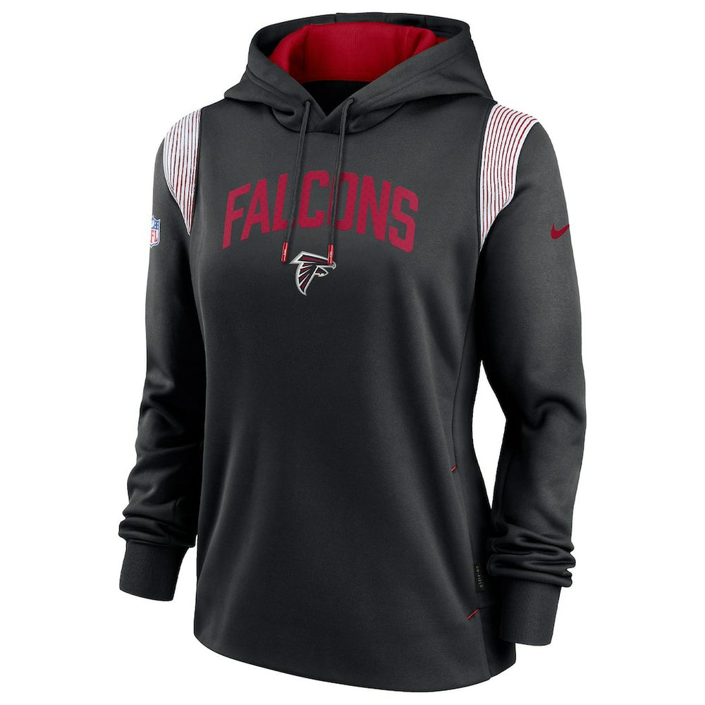 Nike Atlanta Falcons Women's Sideline Stack Performance Pullover Hoodie Black