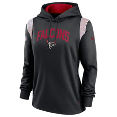 Nike Atlanta Falcons Women's Sideline Stack Performance Pullover Hoodie Black