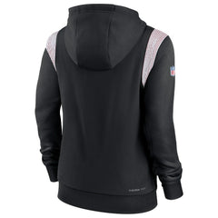 Nike Atlanta Falcons Women's Sideline Stack Performance Pullover Hoodie Black