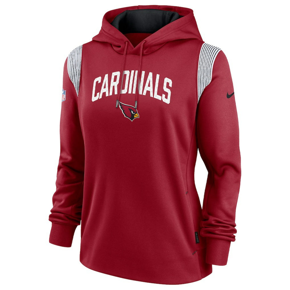 Nike Arizona Cardinals Women's Sideline Stack Performance Pullover Hoodie Cardinal