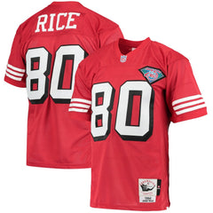 Mitchell & Ness Jerry Rice San Francisco 49ers 1994 Authentic Throwback Retired Player Jersey Scarlet
