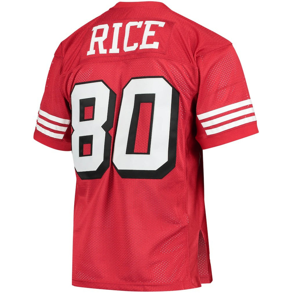 Mitchell & Ness Jerry Rice San Francisco 49ers 1994 Authentic Throwback Retired Player Jersey Scarlet
