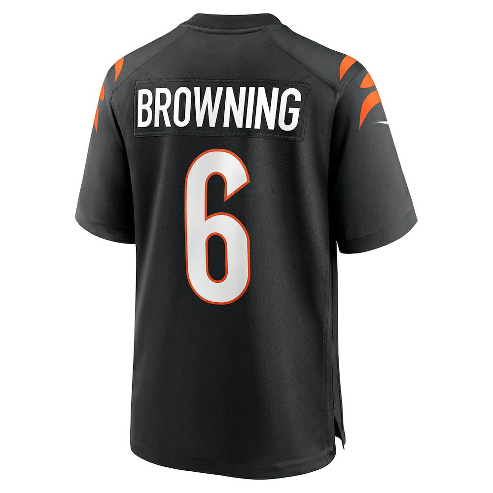 Nike Jake Browning Cincinnati Bengals Game Jersey Black