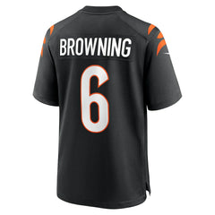 Nike Jake Browning Cincinnati Bengals Game Jersey Black