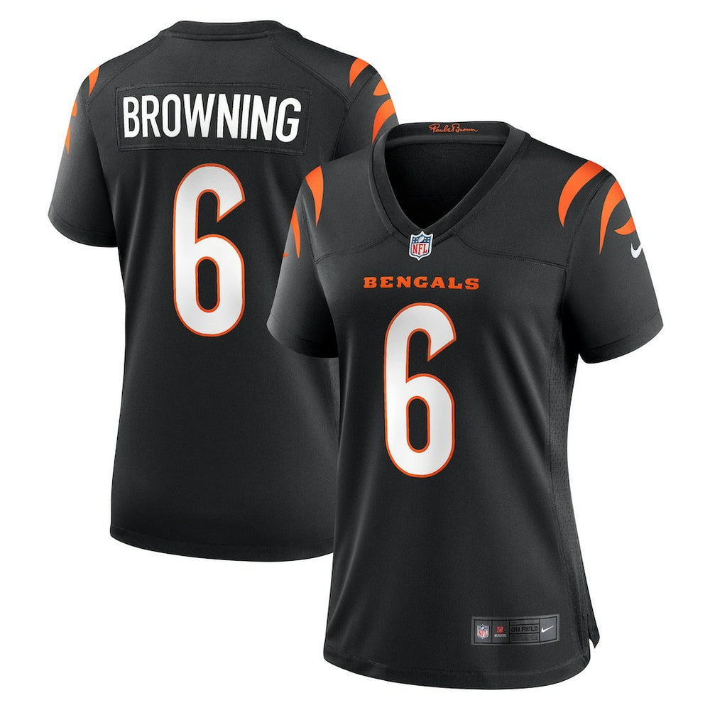 Nike Jake Browning Cincinnati Bengals Women's Game Jersey Black