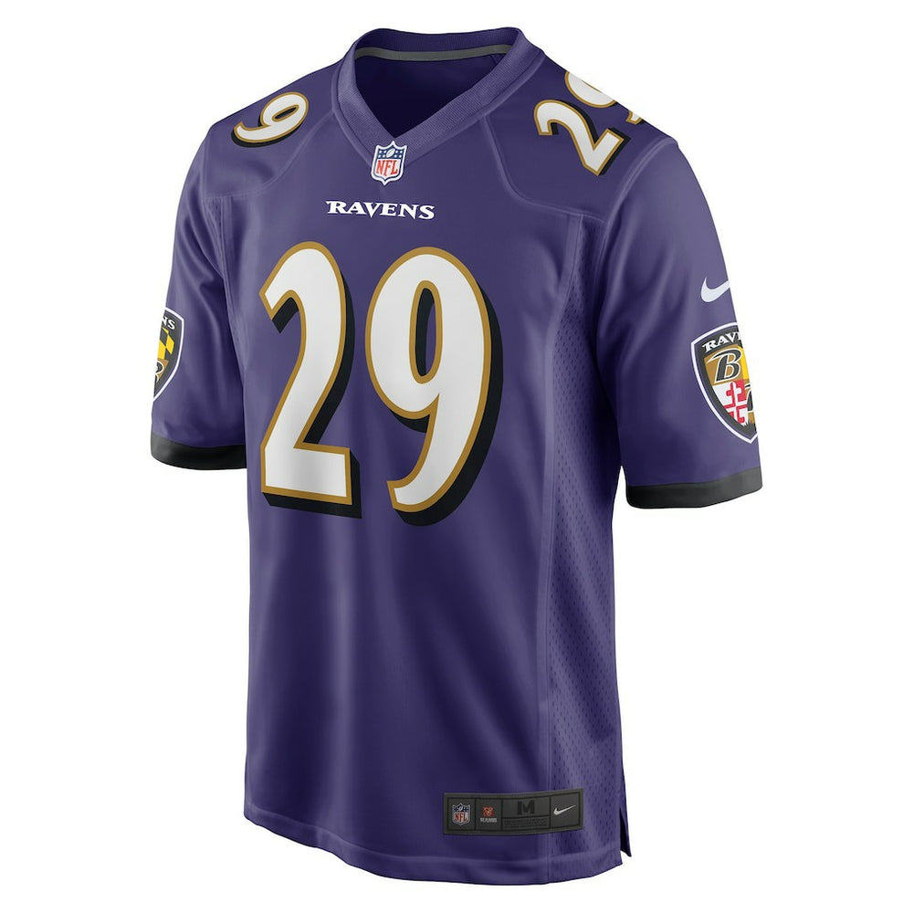 Nike Ar'Darius Washington Baltimore Ravens Player Game Jersey Purple