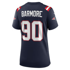 Nike Christian Barmore New England Patriots Women's Game Jersey Navy