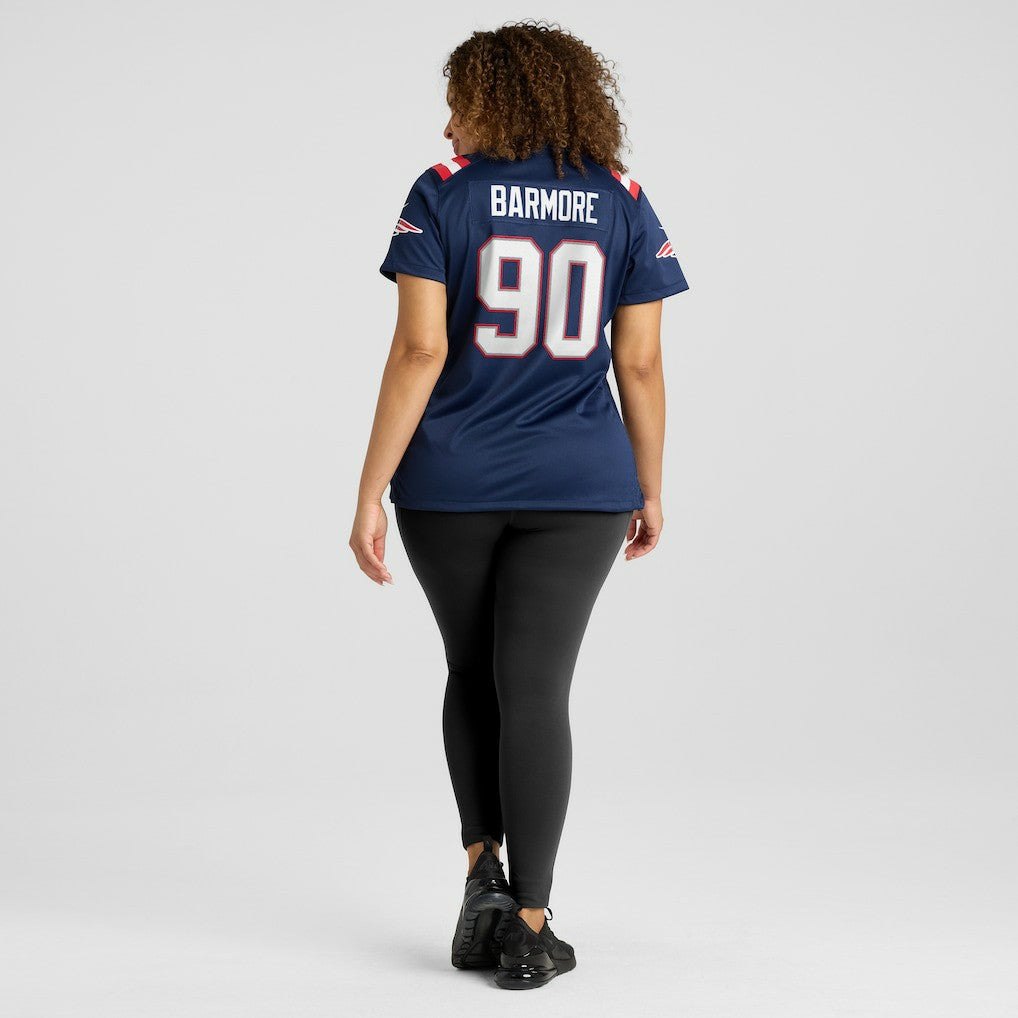 Nike Christian Barmore New England Patriots Women's Game Jersey Navy