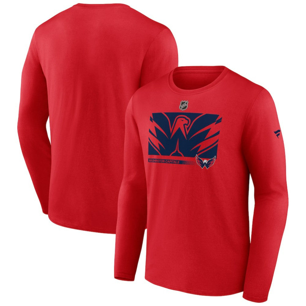 Washington Capitals Fanatics Authentic Pro Core Collection Secondary Long Sleeve T-Shirt - Red - NHL 4498516