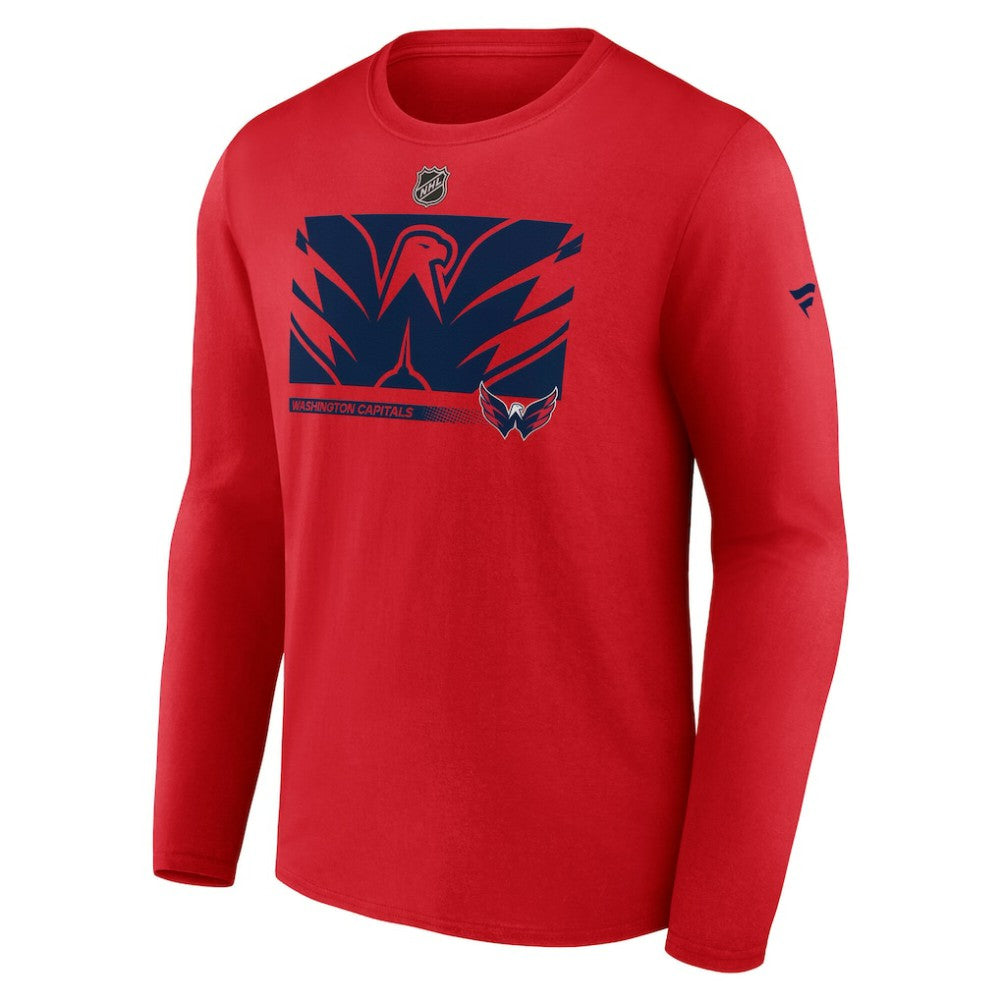 Washington Capitals Fanatics Authentic Pro Core Collection Secondary Long Sleeve T-Shirt - Red - NHL 4498516