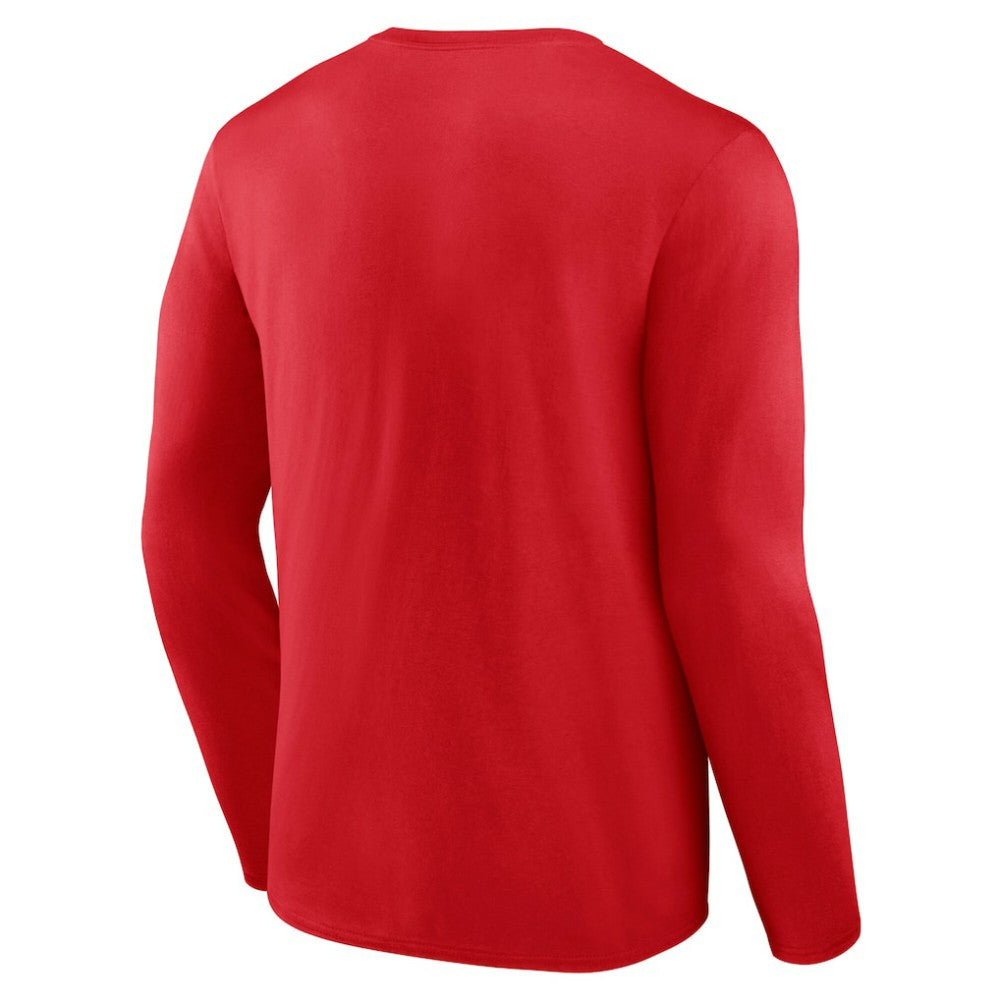 Washington Capitals Fanatics Authentic Pro Core Collection Secondary Long Sleeve T-Shirt - Red - NHL 4498516