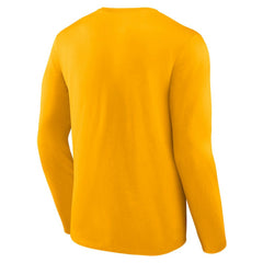 Pittsburgh Penguins Fanatics Authentic Pro Core Collection Secondary Long Sleeve T-Shirt - Gold - NHL 4498527