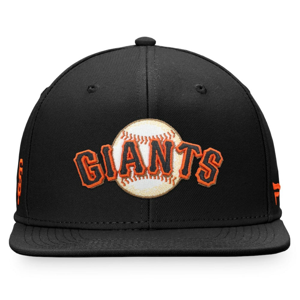San Francisco Giants Fanatics Iconic Team Patch Fitted Hat - Black - Fanatics Sale