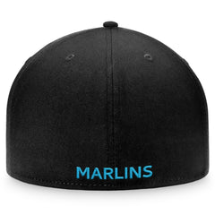 Miami Marlins Fanatics Iconic Team Patch Fitted Hat - Black - Fanatics Discount