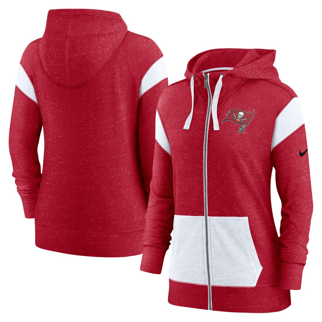 Nike Tampa Bay Buccaneers Women's Monaco Lightweight Full-Zip Hoodie Red/White
